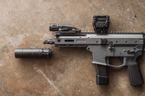 MDP-9 Pistol Inforce WML and Rugged Obsidian Suppressor