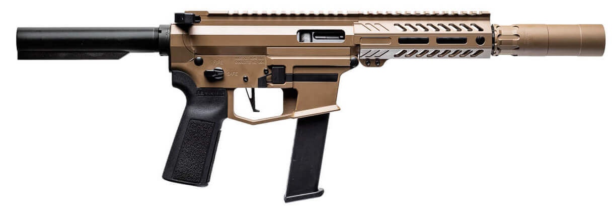 Angstadt Arms UDP-9 Pistol and Rugged Suppressors Obsidian9 Matched Set