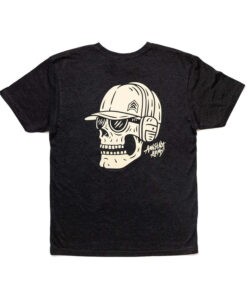 Skull Shooter T Shirt Vintage Black