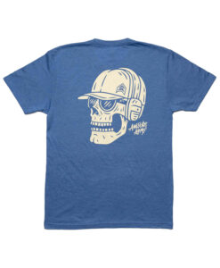 Angstadt Arms Skull Shooter T Shirt Vintage Royal Blue