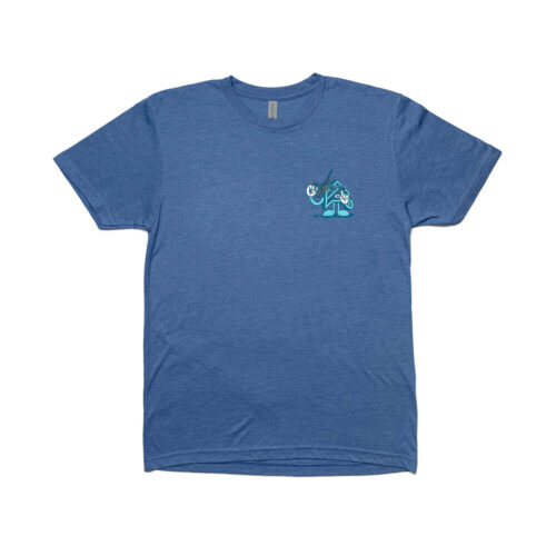 Piece and Quite T-Shirt Vintage Royal