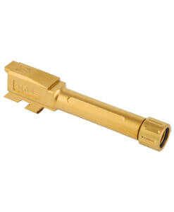 True Precision Glock 43 43x Threaded Barrel Gold TiN