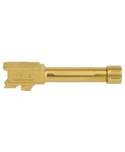 True Precision Glock 43 43x Threaded Barrel Gold TiN