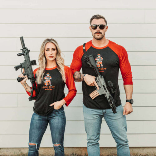 Sleigh All Day Christmas Gun Shirt
