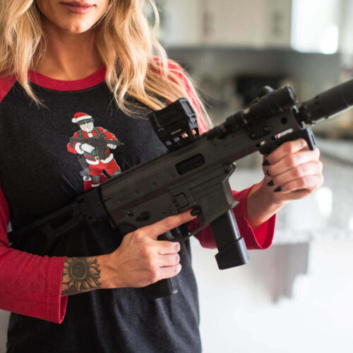 Sleigh All Day Christmas Gun Shirt