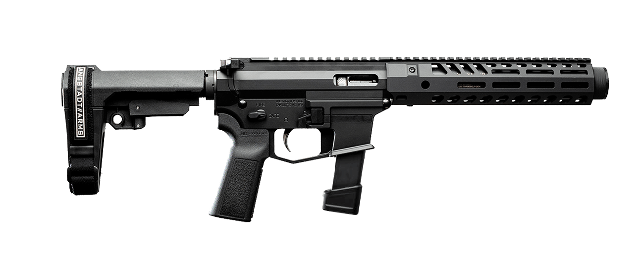 Vanquish integrally suppressed 9mm Pistol with brace