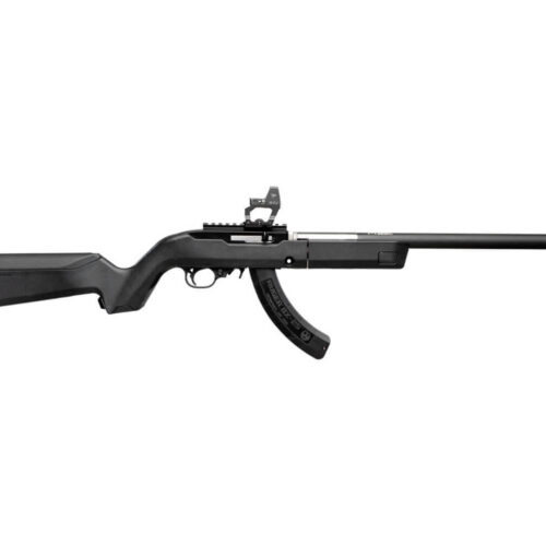 Suppressed Ruger 10/22 Takedown Magpul Backpacker Stock Black