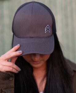 Charcoal Grey Angstadt-Arms hat