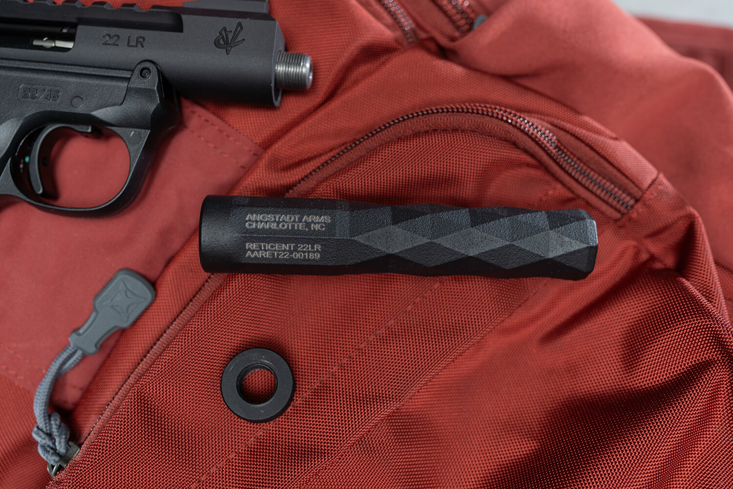 Reticent 22 Suppressor with Vertx Bag